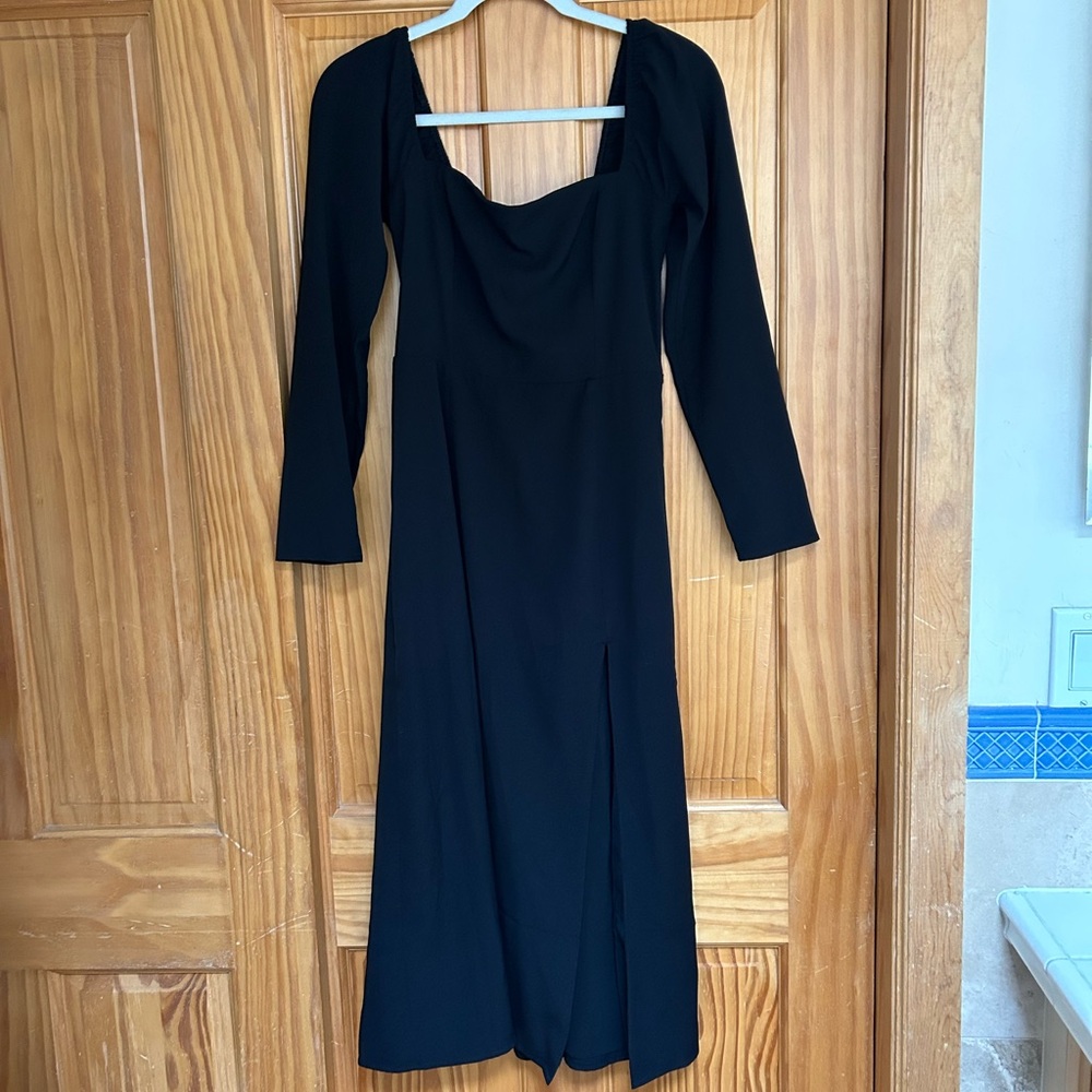 Midi Black Dress